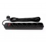 ProLogix 6 розеток 1,8 m чорний (PRS-075P6-18B)
