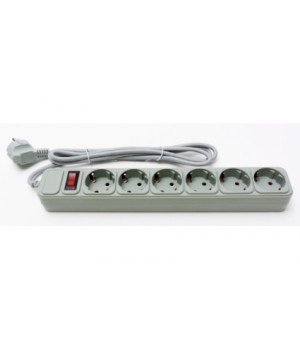 ProLogix 6 розеток 1,8 m сірий (PRS-075P6-18G)