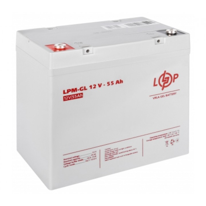 Акумуляторна батарея LogicPower LPM-GL 12 - 55 Ah