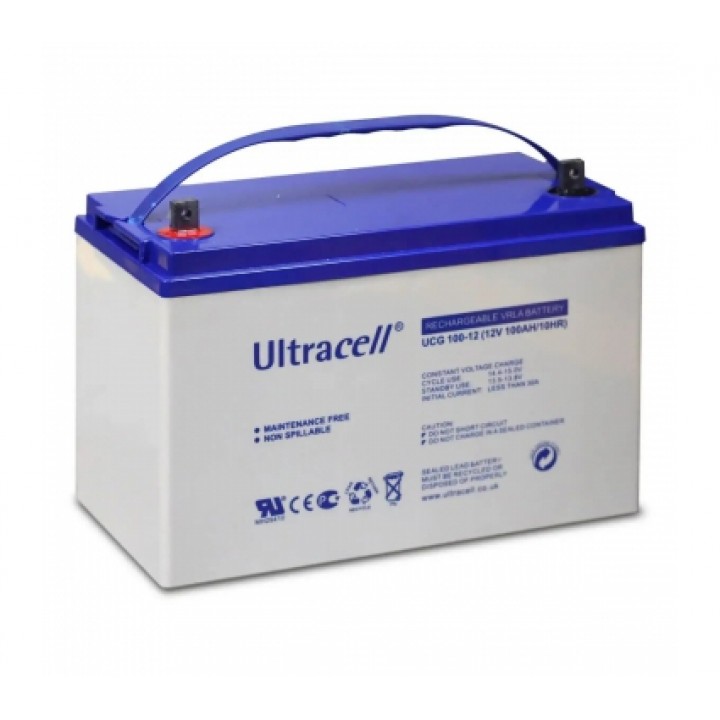 Акумуляторна батарея гелева Ultracell UCG100-12 (12V 100 Ah)