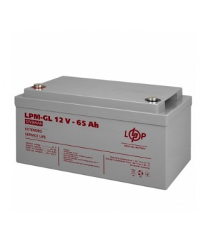 Акумулятор гелевий LogicPower LPM-GL 12V - 65 Ah