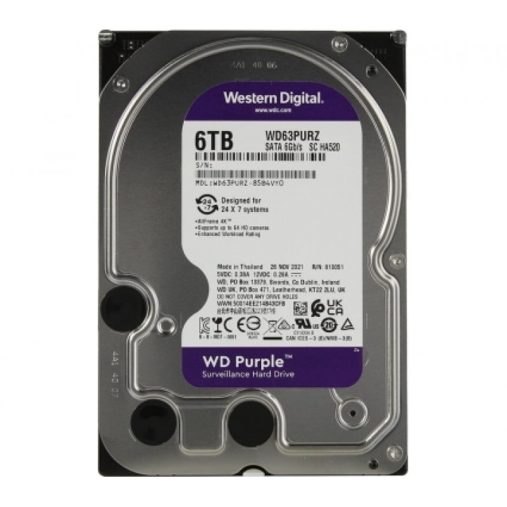 Жорсткий диск Western Digital 6000Gb WD63PURZ
