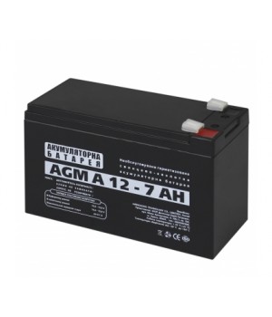 Акумулятор свинцево-кислотний LogicPower AGM A 12V 7 Ah