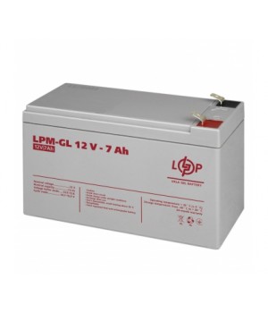 Акумулятор гелевий LogicPower LPM-GL 12V 7 Ah