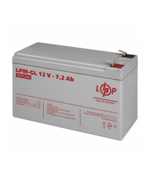 Акумулятор гелевий LogicPower LPM-GL 12V 7.2 Ah