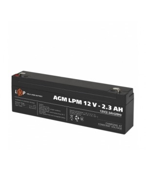 Акумулятор свинцево-кислотний LogicPower AGM LPM 12V 2.3 Ah Ah