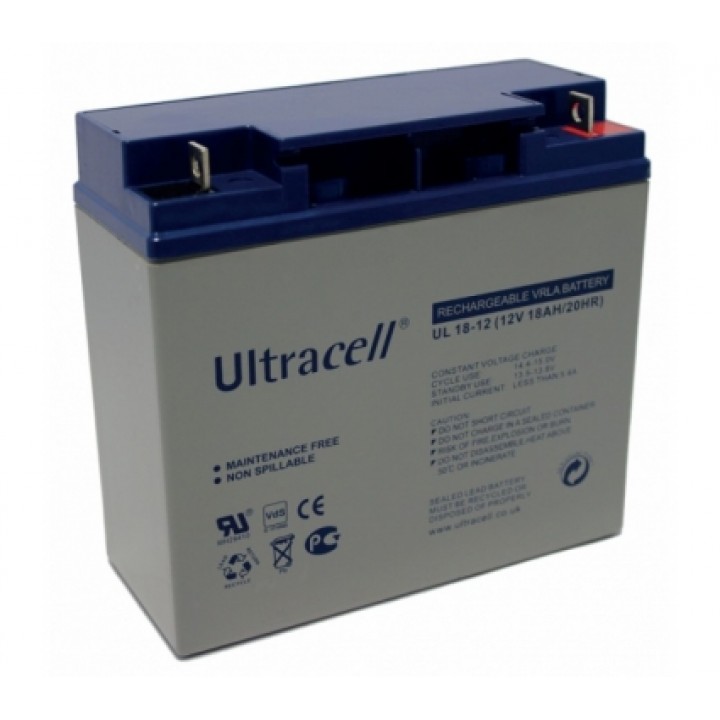 Батарея акумуляторна Ultracell UL18-12