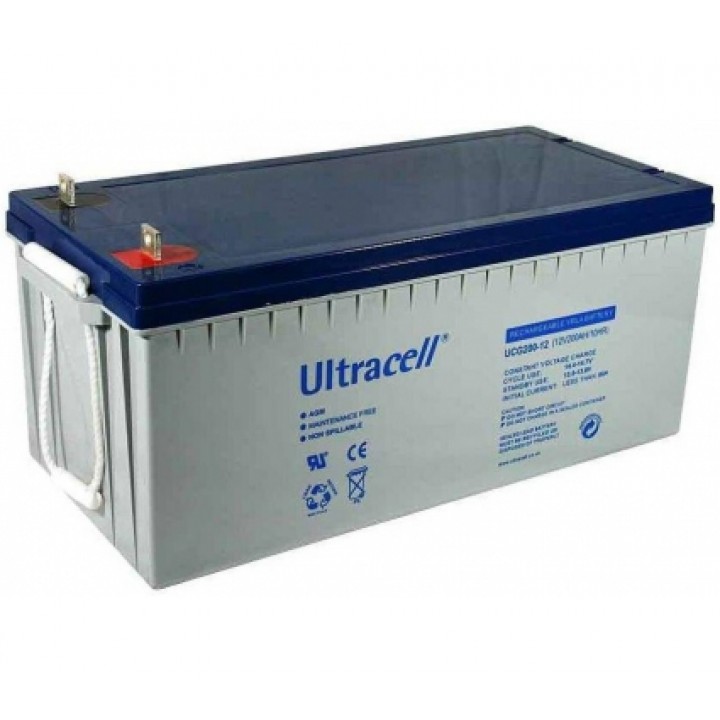 Акумуляторна батарея гелева Ultracell UCG200-12 (12V 200 Ah)