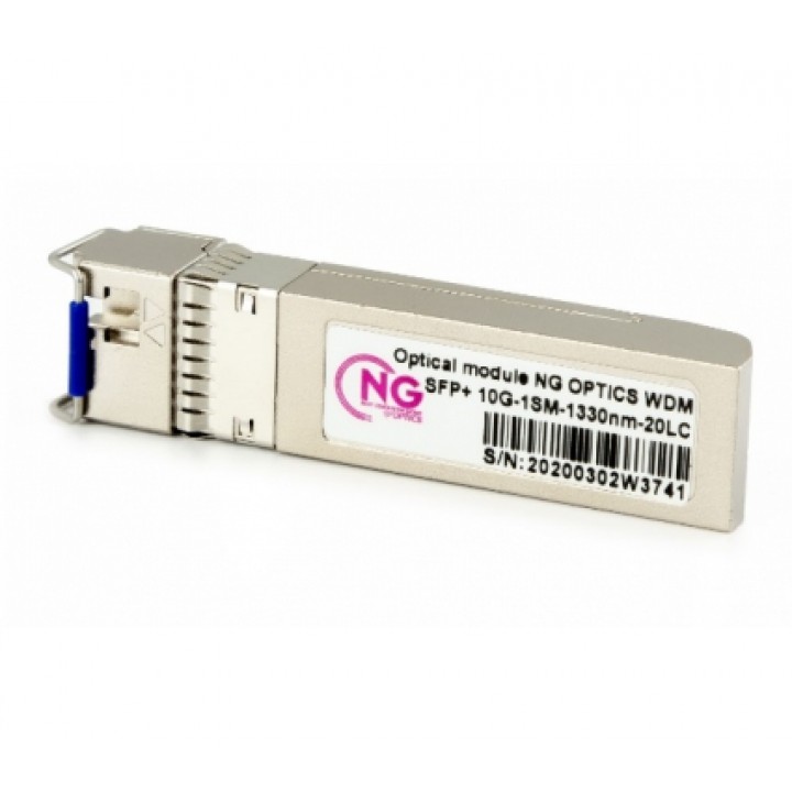 Оптичний модуль NG OPTICS WDM SFP+ 10G-1SM-1330nm-20LC