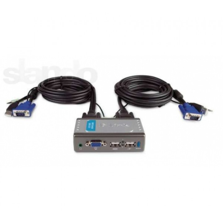 Двухпортовый переключатель D-Link KVM-221/RU