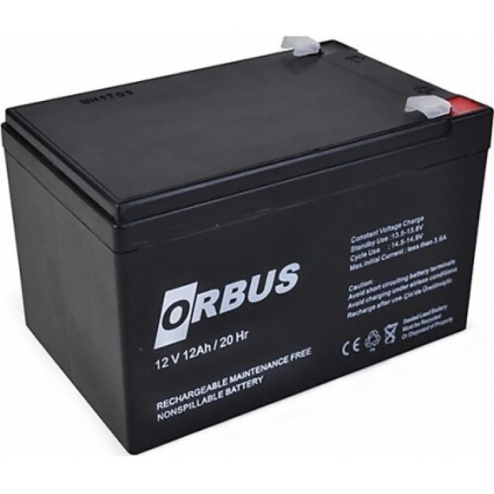 Акумуляторна батарея Orbus ORB12-12 AGM 12V 12Ah