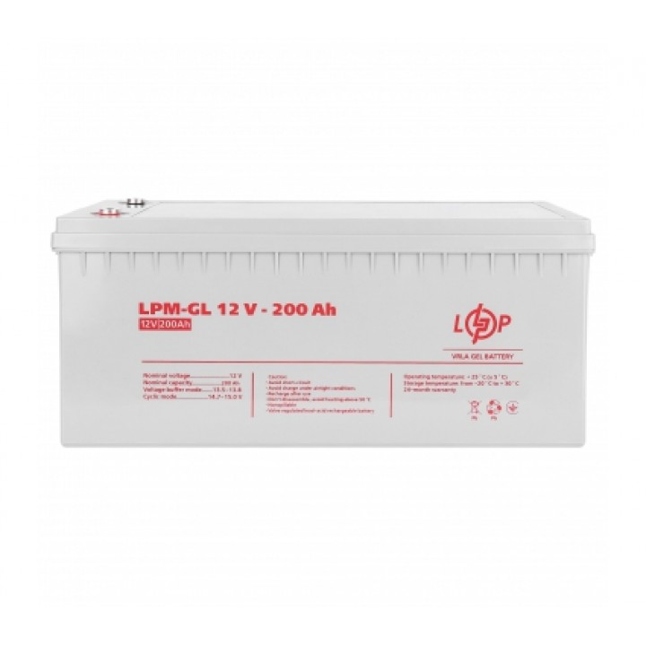 Акумуляторна батарея LogicPower LPM-GL 12-200 AH