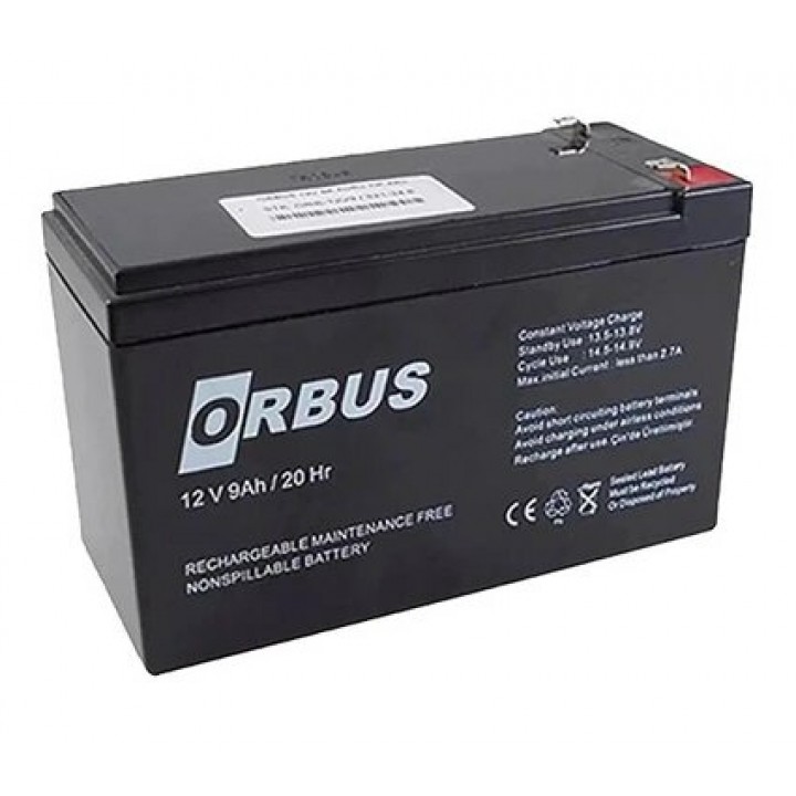 Акумуляторна батарея Orbus ORB12-9 AGM (12V 9Ah)