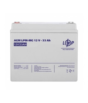 Акумуляторна батарея LogicPower AGM LPM-MG 12V - 33 Ah