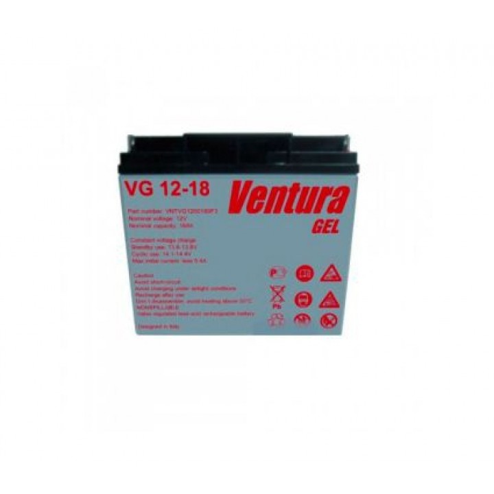 Акумуляторна батарея гелева Ventura VG 12V 18 Ah GEL