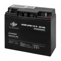 Акумулятор свинцево-кислотний LogicPower AGM LPM 12V 20 Ah