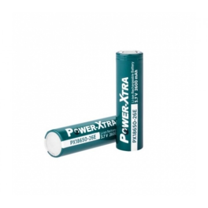 Акумулятор Power-Xtra 18650 Li-Ion 2600 mAh (PX18650-26G)