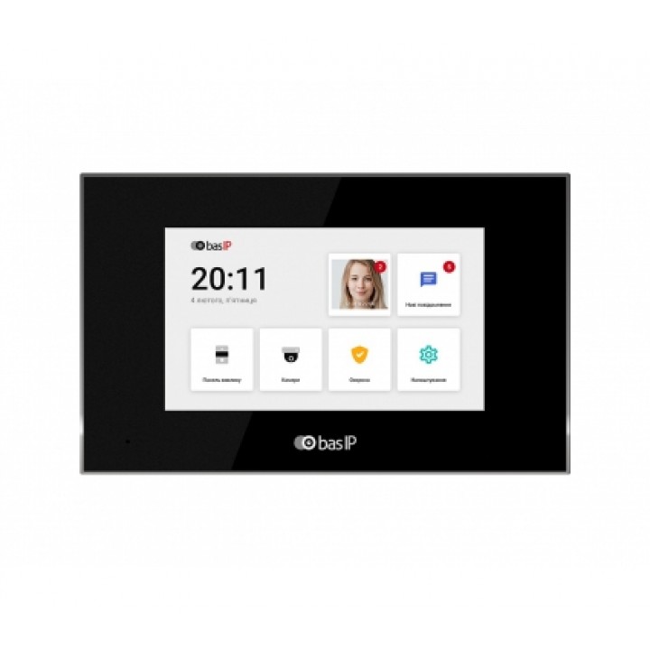 IP відеодомофон Bas-IP AQ-07LL Black