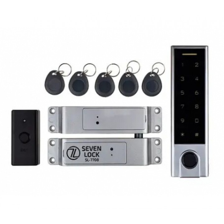Бездротовий біометричний комплект контролю доступу Seven Lock SL-7708F