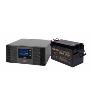 Комплект UPS LogicPower LPM-PSW-1500VA + АКБ SADA 100Ah 12V AGM
