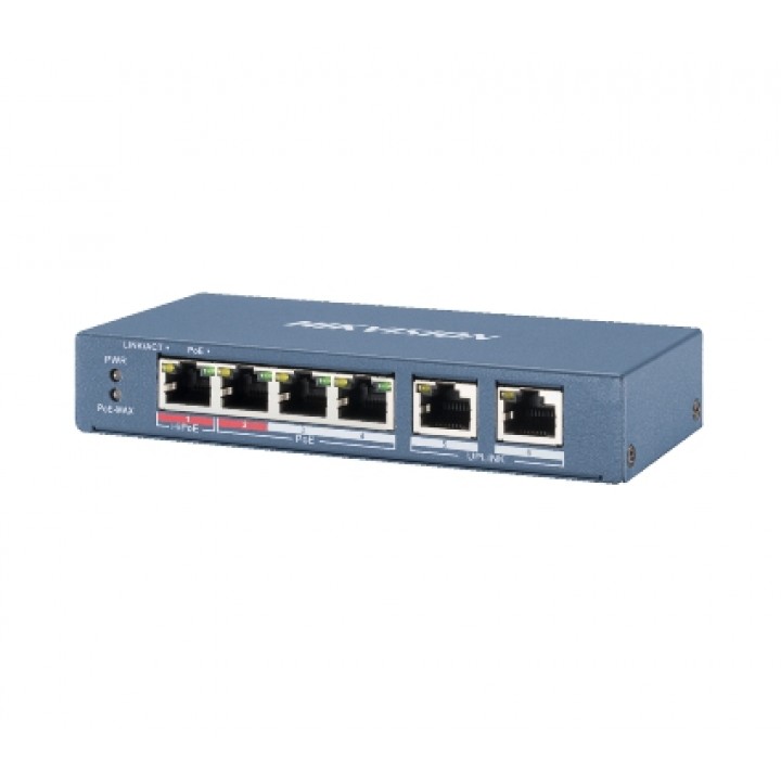 Комутатор Hikvision DS-3E0106HP-E