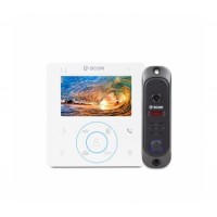 Комплект відеодомофона BCOM BD-480M white Kit