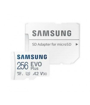 Карта пам'яті microSDXC 256 GB Samsung EVO Plus UHS-I + SD адаптер