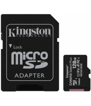 Карта пам'яті Kingston MicroSDXC Canvas Select Plus R100MB/s 128GB UHS-I Class 10 (SDCS2/128GB)