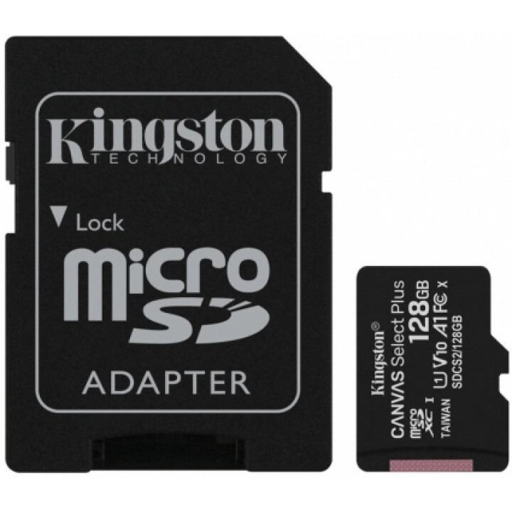 Карта пам'яті Kingston MicroSDXC Canvas Select Plus R100MB/s 128GB UHS-I Class 10 (SDCS2/128GB)