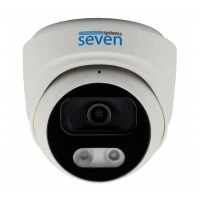 IP-відеокамера 8 Мп вулична/внутрішня SEVEN IP-7218PA PRO white (2,8mm)