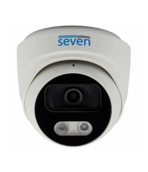 IP-відеокамера 8 Мп вулична/внутрішня SEVEN IP-7218PA PRO white (2,8mm)