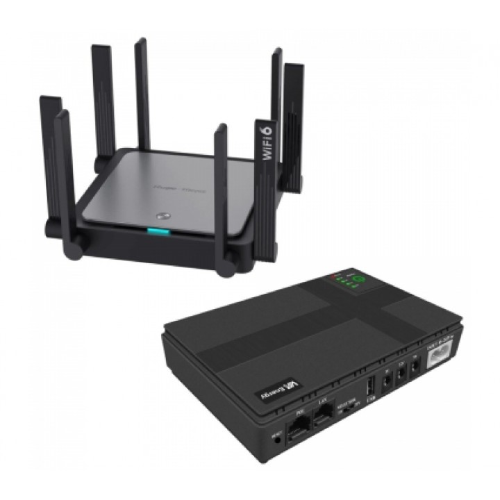 Комплект Ruijie Reyee RG-EW3200GX PRO + (VIA Energy Mini UPS 2.0 в подарунок!)
