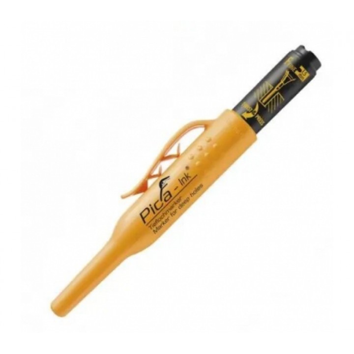 Маркер з довгим носиком PICA Ink Deep Hole Marker чорний