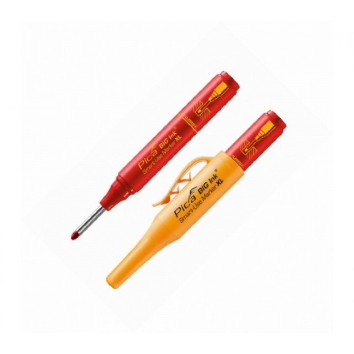Маркер фірмовий з довгим носиком Pica BIG Ink Smart-Use Marker XL, 170/40, червоний
