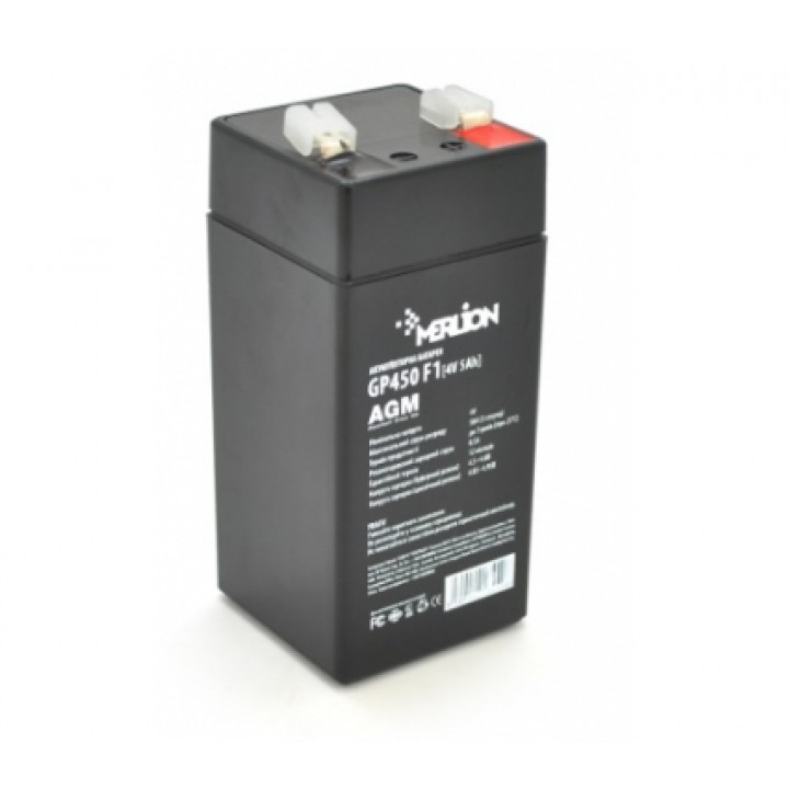 Акумуляторна батарея Merlion AGM 4 V 5 Ah (GP450F1)