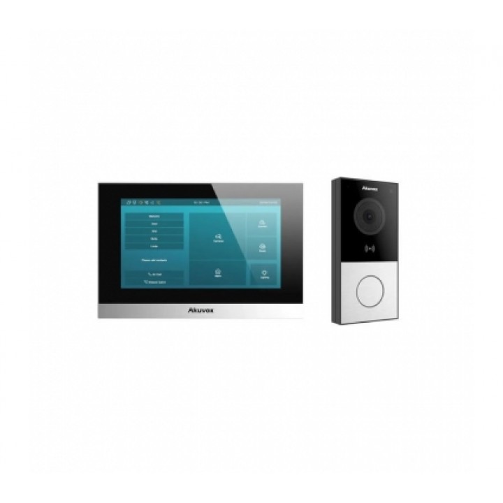 Комплект домофону Akuvox E12W + C313 (для приватних будинків)