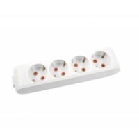Колодка подовжувача із заземленням на 4 гнізда ViKo MULTI-LET