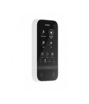 Клавіатура Ajax KeyPad TouchScreen біла