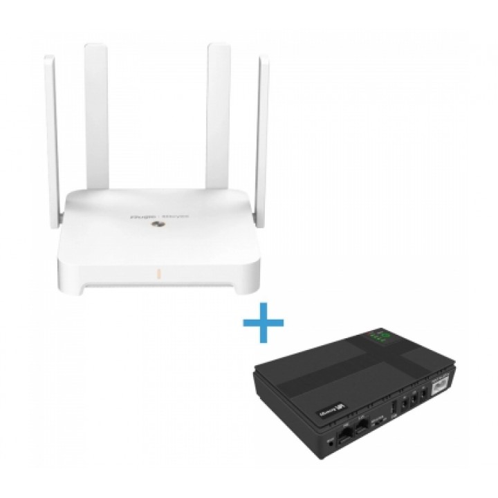 Комплект Ruijie Reyee RG-EW1800GX PRO + (VIA Energy Mini UPS 2.0 )