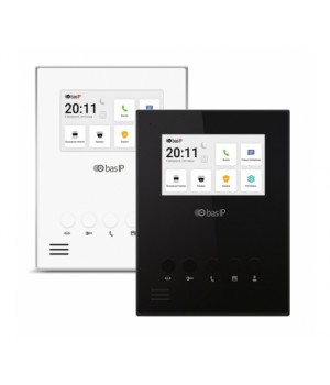 IP відеодомофон Bas-IP AU-04LA white
