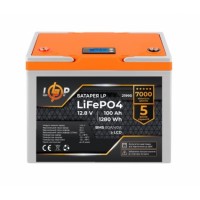 Акумуляторна батарея LogicPower LiFePO4 12.8V 100 Ah (BMS 80A/40A)