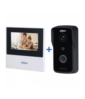 Комплект Dahua DHI-VTH2611L-WP 4.3" Wi-Fi + DHI-VTO2111D-P-S2