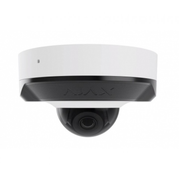 Дротова охоронна IP-камера Ajax DomeCam Mini white (8Mp/4mm)