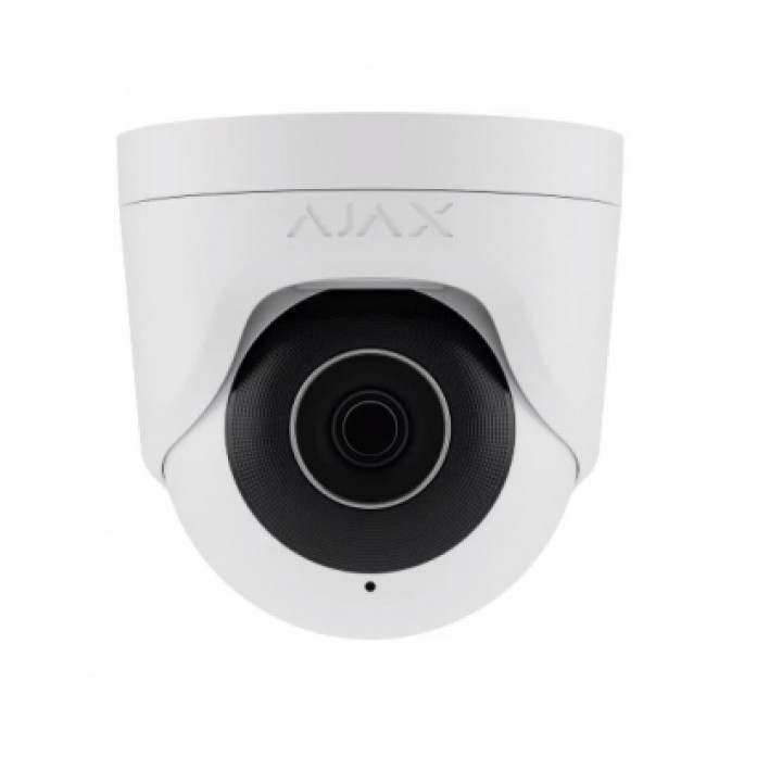 Дротова охоронна IP-камера Ajax TurretCam white (8Mp/4mm)