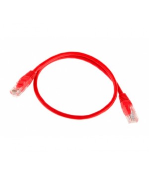 Патч-корд литий UTP Cu RJ45 0,30м красный