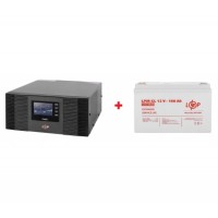 Комплект UPS LogicPower LPM-PSW-1500VA + АКБ 100 Ah 12V GEL Logicpower
