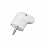 Вилка кутова з/з 220V Евро FAR F28