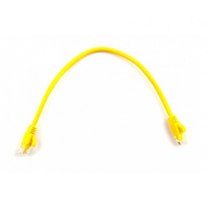 Патч-корд литий UTP Cu RJ45 0,30м жовтий