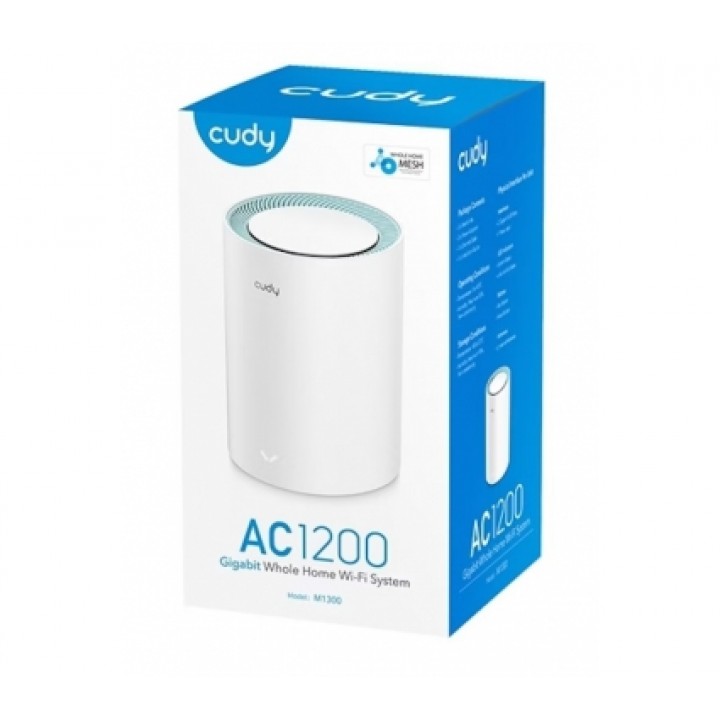 Mesh Wi-Fi система Cudy M1300 WI-FI 5 Mesh (1-Pack)