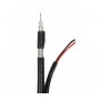 Кабель коаксіальний Atis RG590-CU+2*0,5 PE 100M